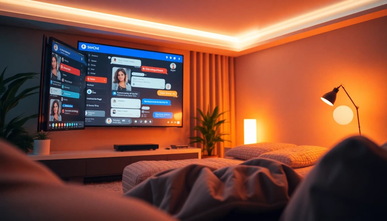 Engage in free AI sex chat with smooth digital interactions in an inviting, playful environment.