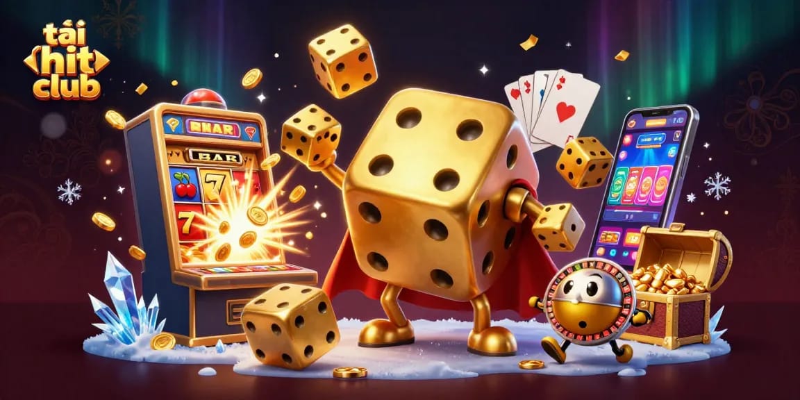 Play exciting games at tải hit club with 3D characters, vibrant casino elements, and colorful visual effects.