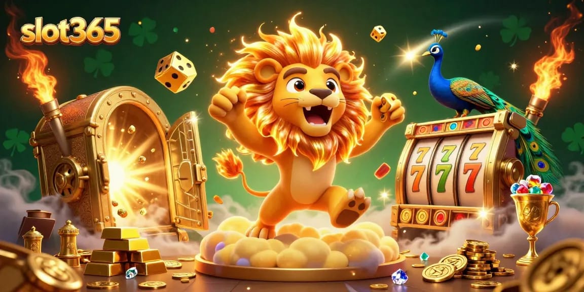 Experience the excitement of slot365 with vibrant casino elements and stunning visuals.