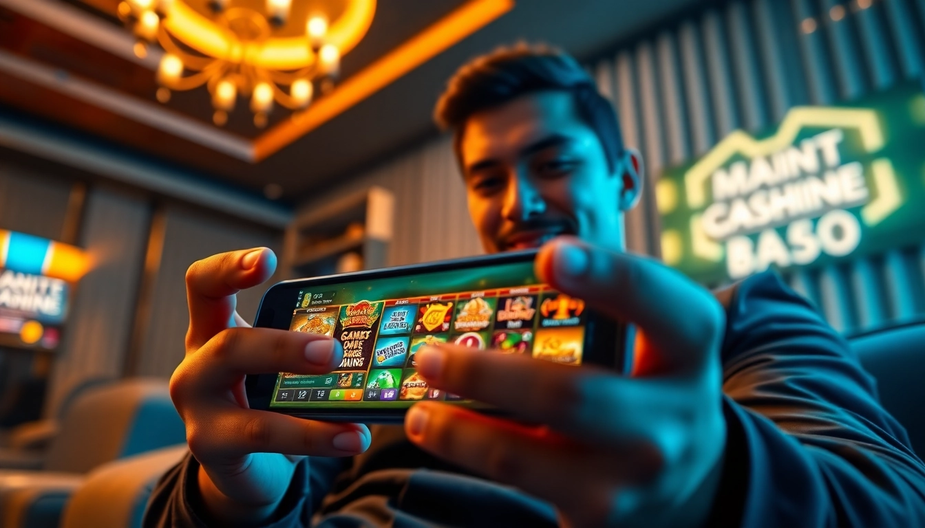 Engaging online gaming experience at https://mm88.agency/ showcasing mobile casino gameplay.