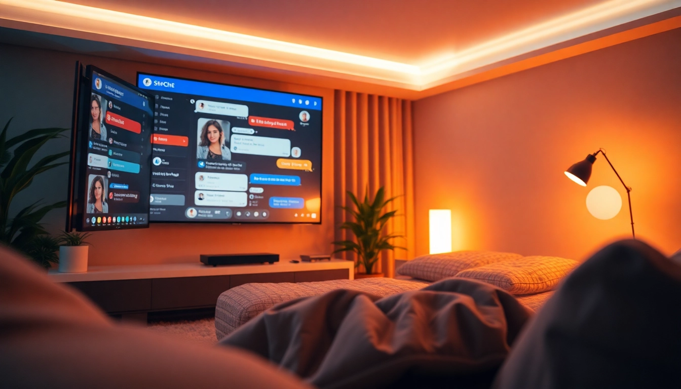 Engage in free AI sex chat with smooth digital interactions in an inviting, playful environment.