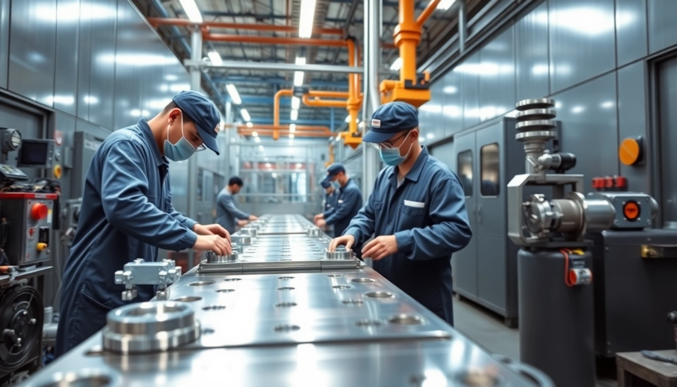 nickel chrome plating malaysia process in a modern diecasting facility showcasing skilled artisans and machinery