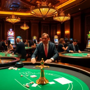 Experience the excitement of winning at the casino with vibrant visuals from https://kingarthurcafe.com/menu featuring tables, chips, and high-stakes gameplay.