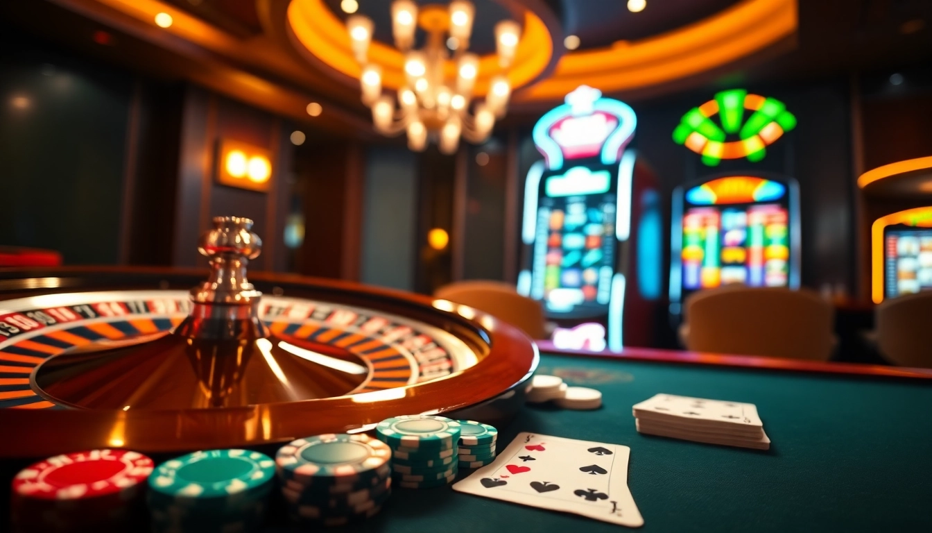 Experience the thrill of winning at S8 casino with vibrant tables and engaging games.