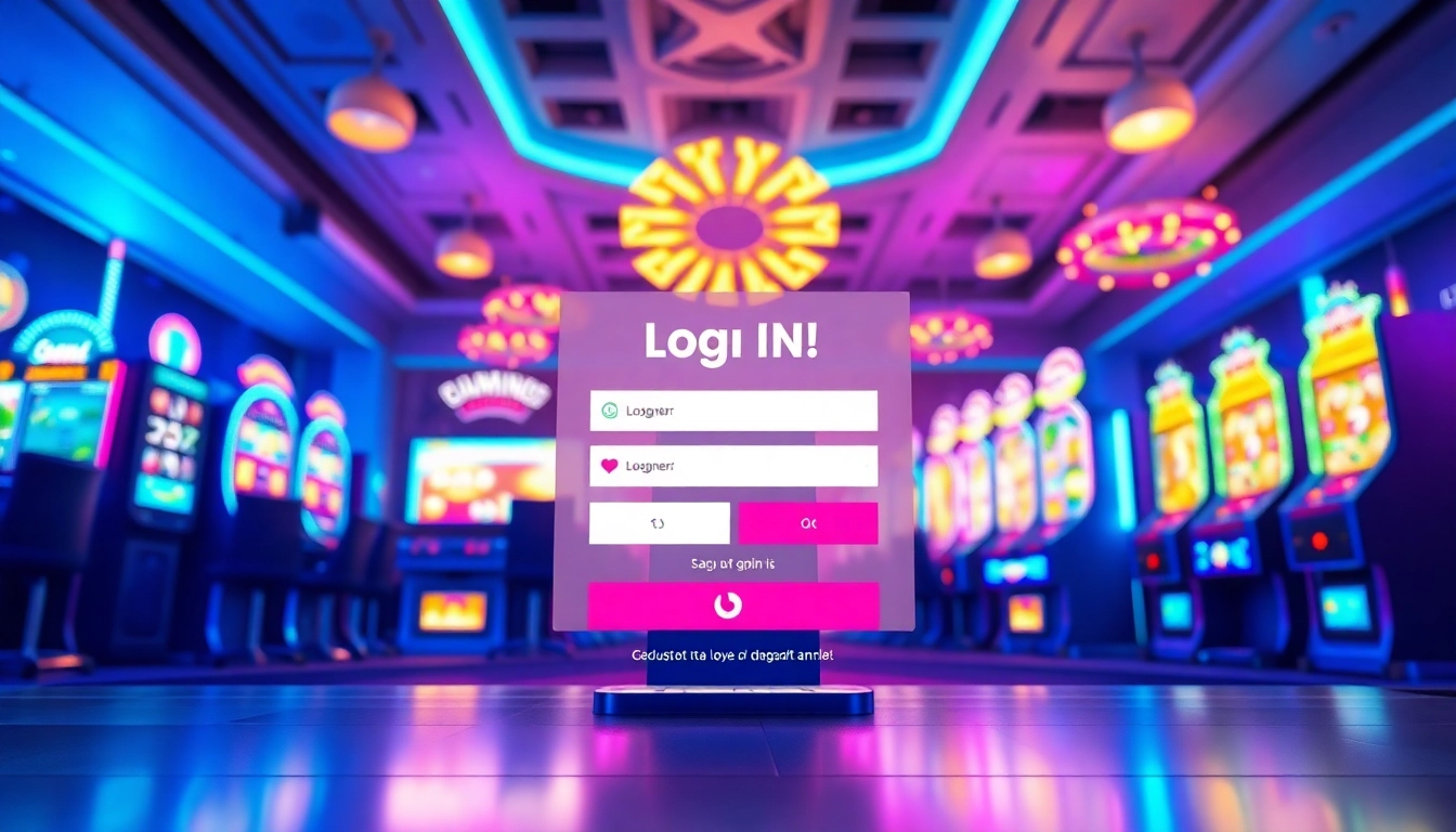 Engaging view of vibrant online gaming with doaslot login interface, illustrating excitement in digital casinos.