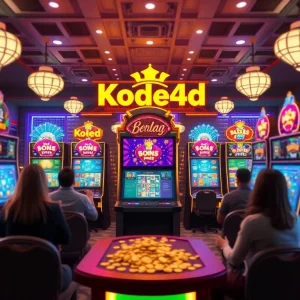 Kode4d link showcasing vibrant slot games and a secure gaming environment for players.