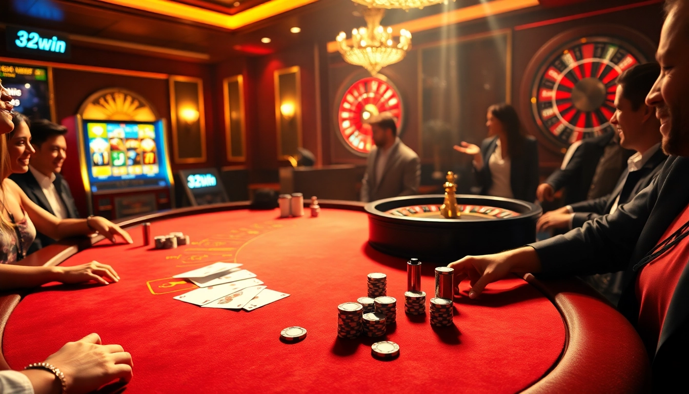 Winning at the poker table with 32Win's exciting gameplay and vibrant atmosphere.