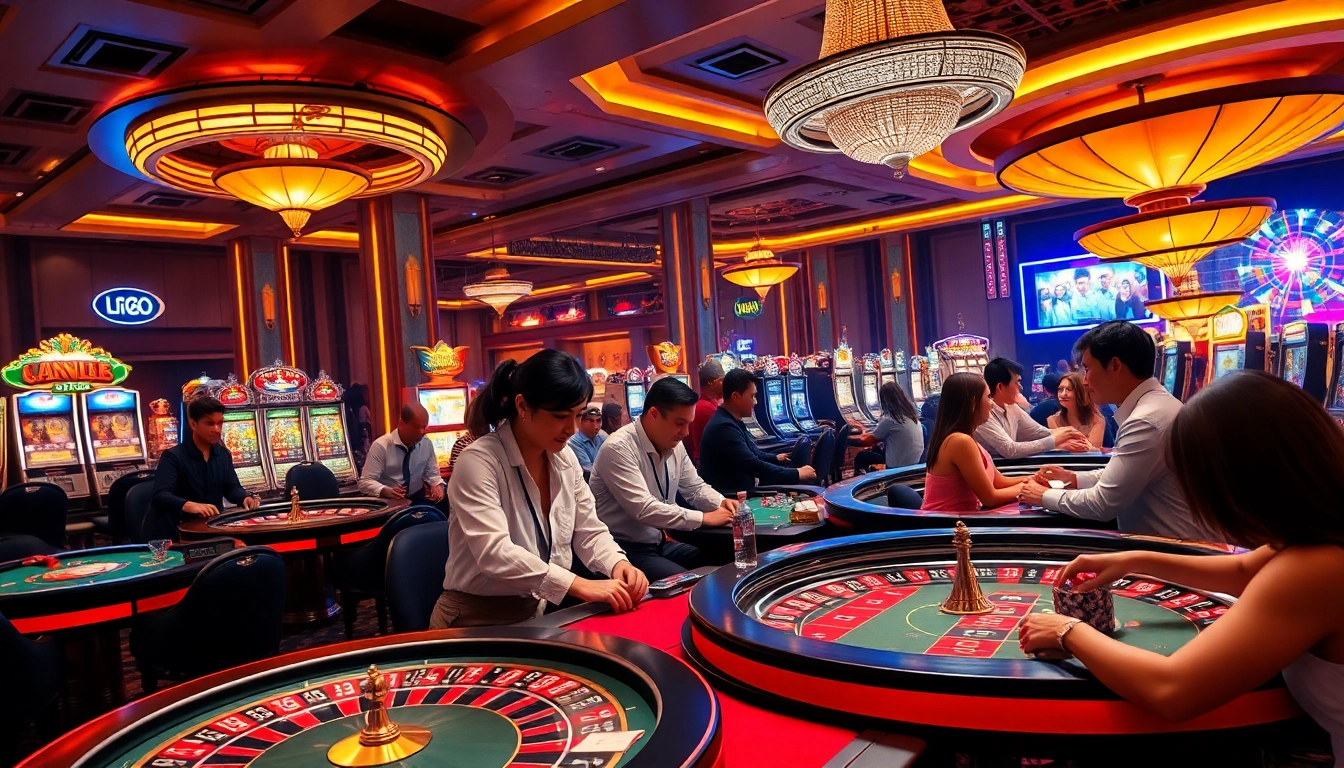 Experience thrilling gameplay at loto188.gb.net with our vibrant casino tables and engaging betting environments.