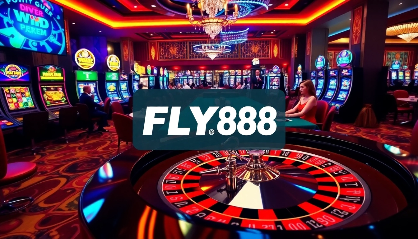 Experience the excitement of FLY88 casino with vibrant games and high-stake bets.