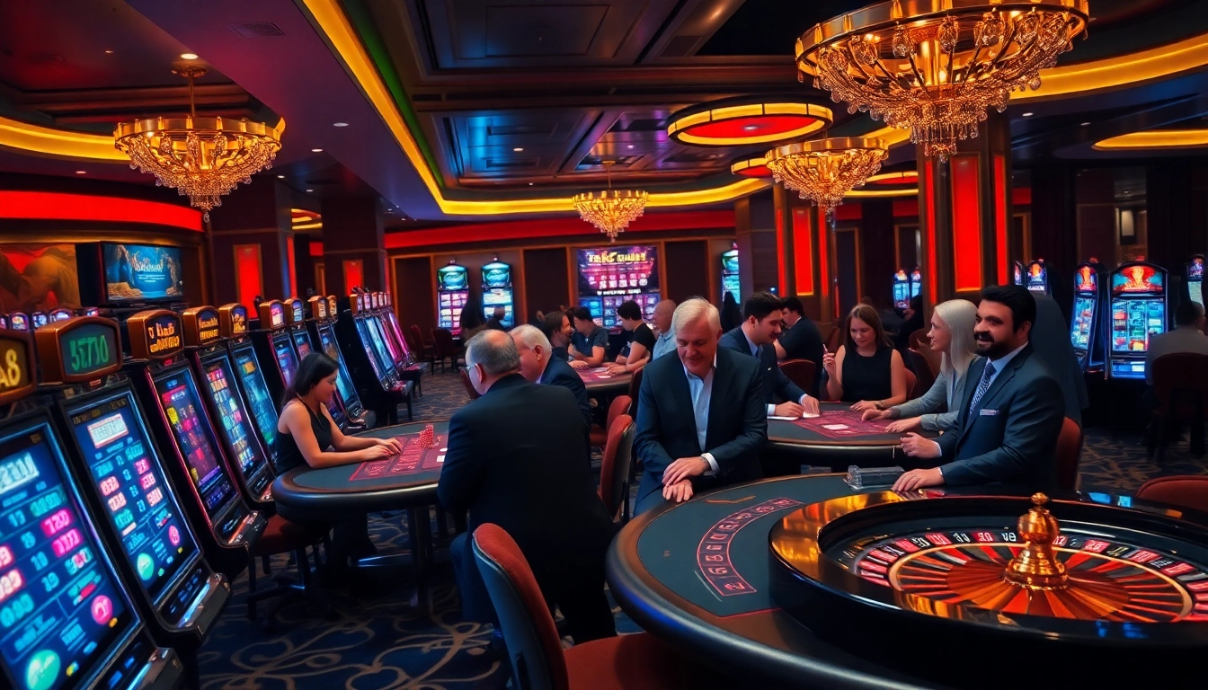 Engage in thrilling games at Luck8 with professional dealers and vibrant casino atmosphere.