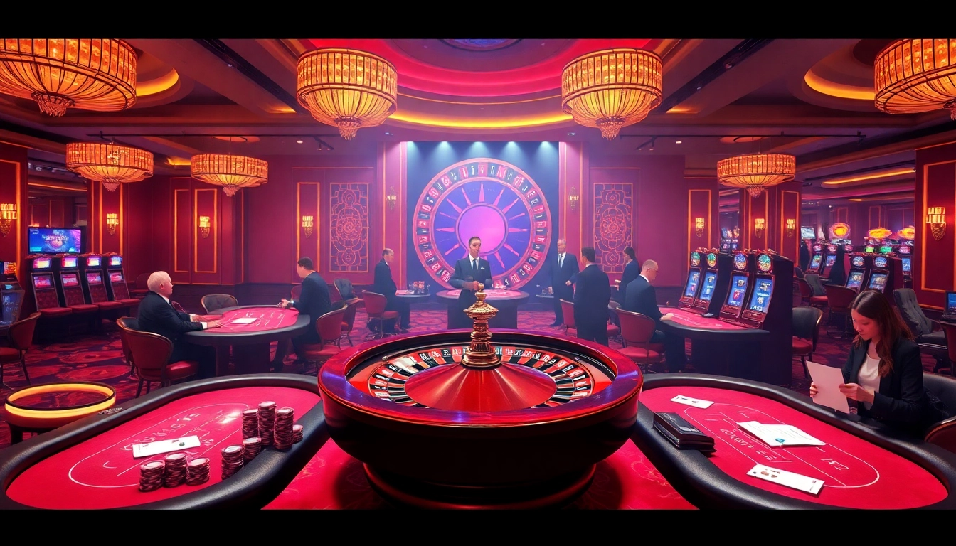 Experience high-stakes excitement at https://jun88pl.com/ with luxurious casino tables and engaging players.