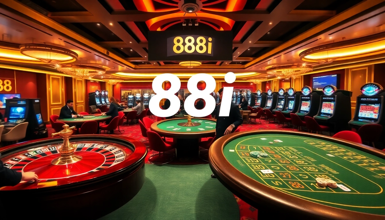 Experience high-stakes gaming at 88i Casino with roulette, poker, and exciting slot machines.