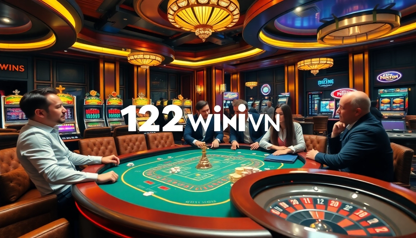 Experience thrilling gaming action at 123win vn with vibrant casino tables and high-stakes excitement.