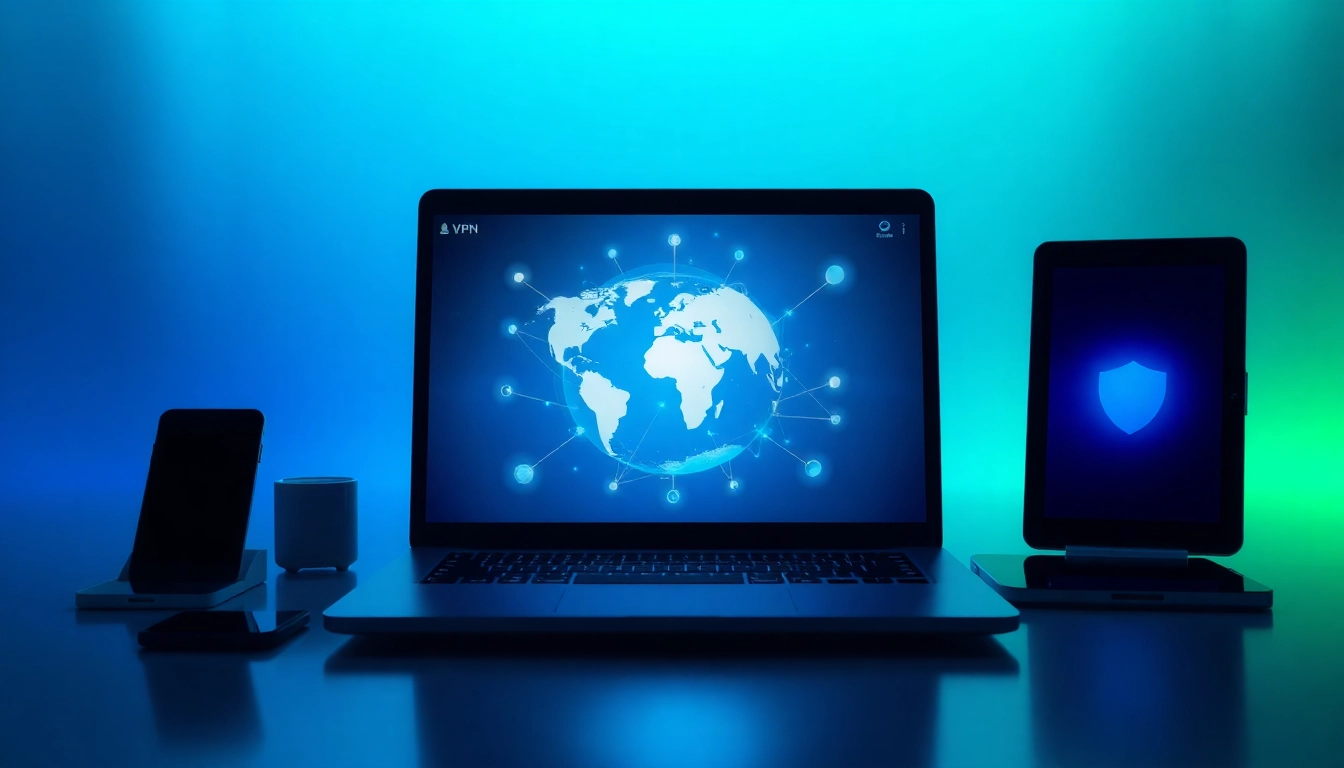 快连官网 展示一个强调全球连通性和隐私保护的现代 VPN 界面。