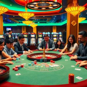 Experience the thrill of playing at ww88 com with vibrant poker tables and captivating slot machines.